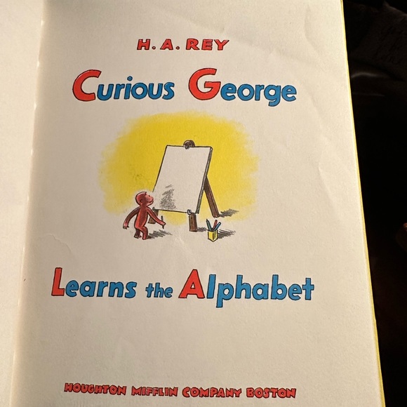 Collectors,1963 “ Curious George Learns the Alphabet”Children’s Book - Picture 5 of 6